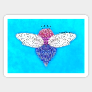 Bisexual Pride Bee Sticker